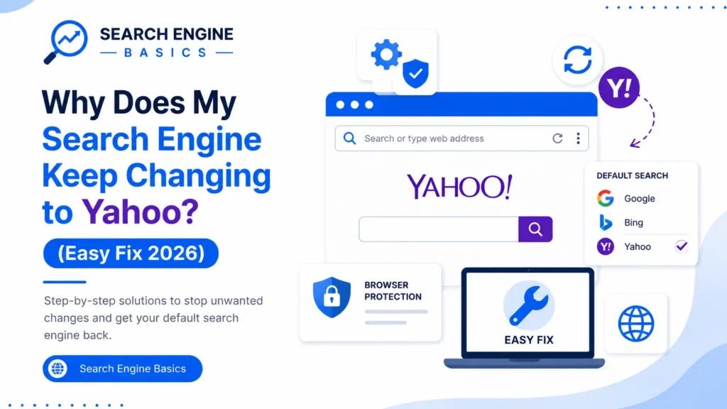 Why Does My Search Engine Keep Changing to Yahoo? How to Stop It Fast (2026)