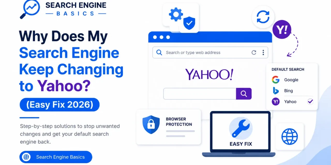 Why Does My Search Engine Keep Changing to Yahoo? How to Stop It Fast (2026)